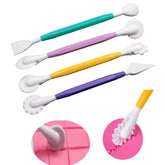 Set de Herramientas para Modelado, Corte y Marcado de Fondant x4